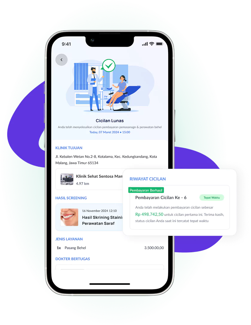 Cicilan ringan untuk senyum percaya diri